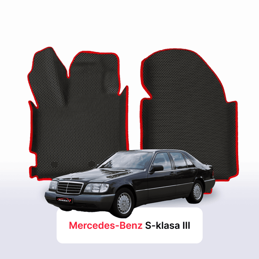 Fußmatten EVAMATS für Mercedes-Benz S-Klasse 3. Generation (W140) 1991 – 1998 Jahr Limousine