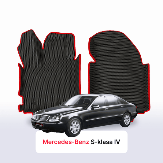 Fußmatten EVAMATS für Mercedes-Benz S-Klasse 4. Generation (W220) 1998 – 2005, lange Limousine
