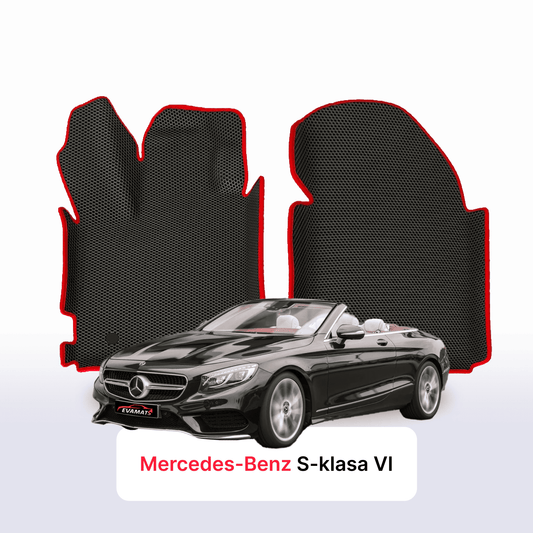 Fußmatten EVAMATS für Mercedes-Benz S-Klasse 6. Generation (W222) 2013 – 2020 Jahr CABRIO