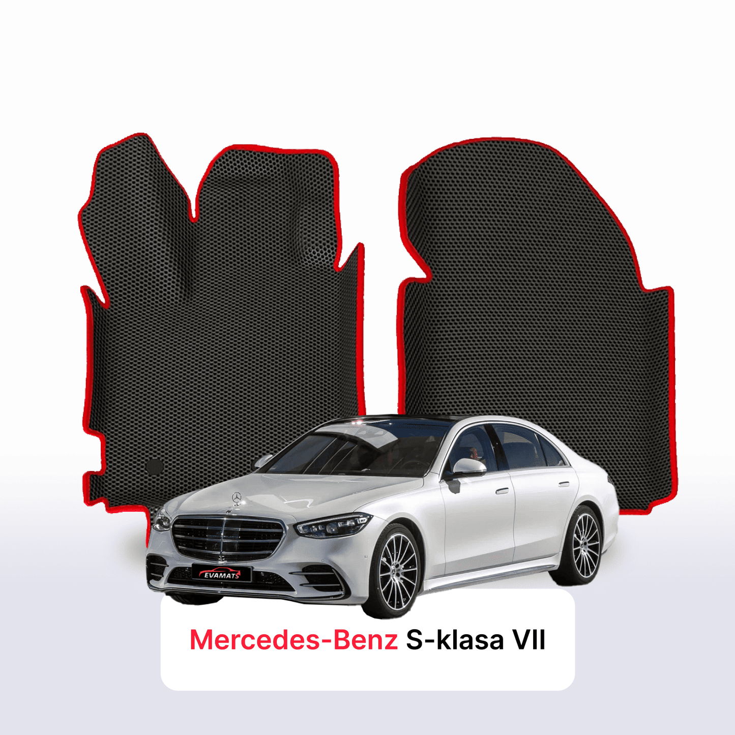 Fußmatten EVAMATS für Mercedes-Benz S-klasa 7 gen (W223) 2020-2027 jahr LONG LIMOUSINE
