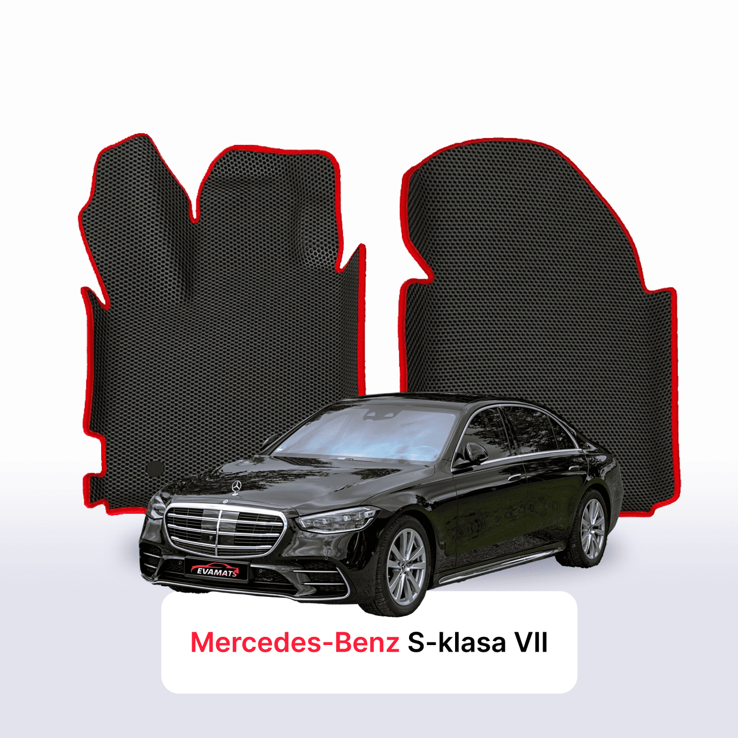 Fußmatten EVAMATS für Mercedes-Benz S-klasa 7 gen (W223) 2020-2027 jahr LIMOUSINE