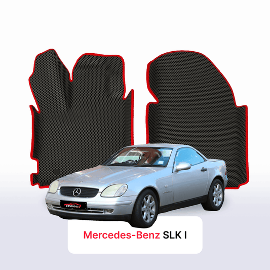 Fußmatten EVAMATS für Mercedes-Benz SLK 1. Generation (R170) 1996 – 2004 Jahr COUPE-CABRIO