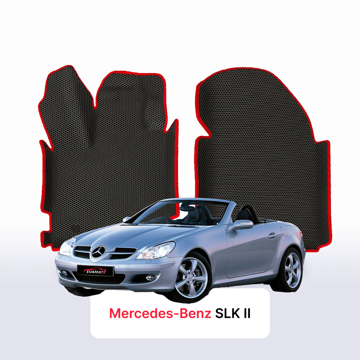Fußmatten EVAMATS für Mercedes-Benz SLK 2 Gen (R171) 2004 – 2011 Jahr COUPE-CABRIO