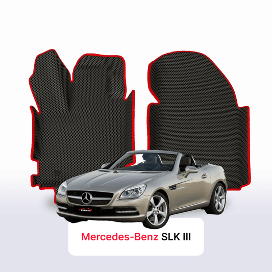 Fußmatten EVAMATS für Mercedes-Benz SLK 3. Generation (R172) 2011 – 2020 Jahr COUPE-CABRIO
