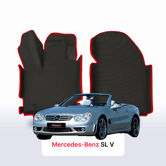 Fußmatten EVAMATS für Mercedes-Benz SL 5 Gen (R230) 2001 – 2011 Jahr COUPE-CABRIO