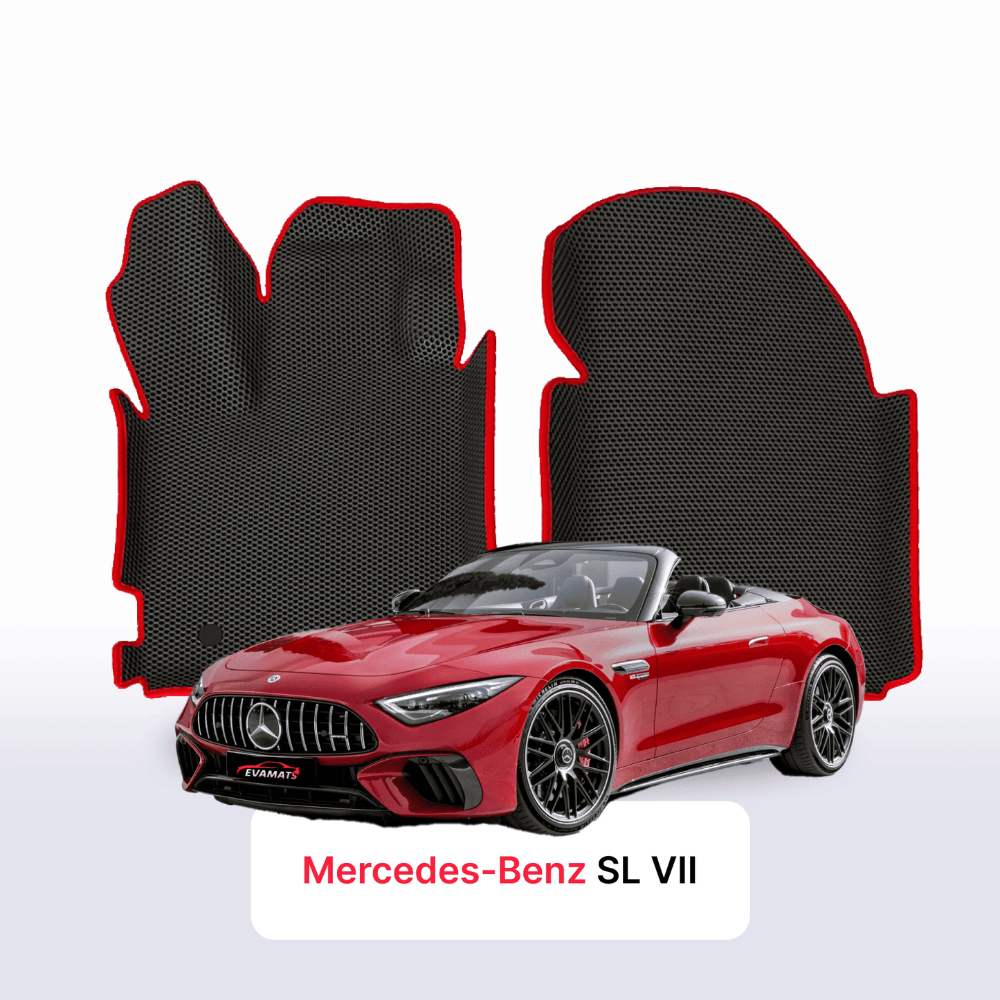 Fußmatten EVAMATS für Mercedes-Benz SL 7 Gen (R232) 2020-2025 Jahr COUPE-CABRIO