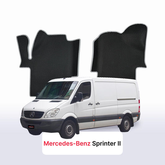 Fußmatten EVAMATS für Mercedes-Benz Sprinter 2. Generation (W906) 2006 – 2019 Baujahr VAN