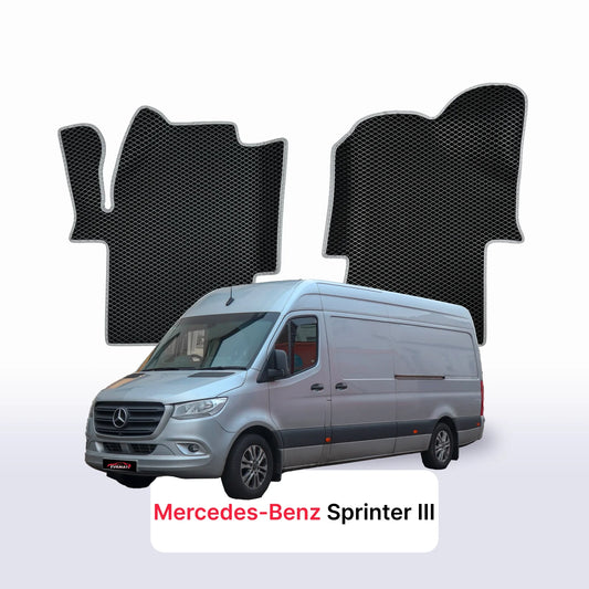 Fußmatten EVAMATS für Mercedes-Benz Sprinter 3. Generation (W907) 2018-2025 Baujahr VAN