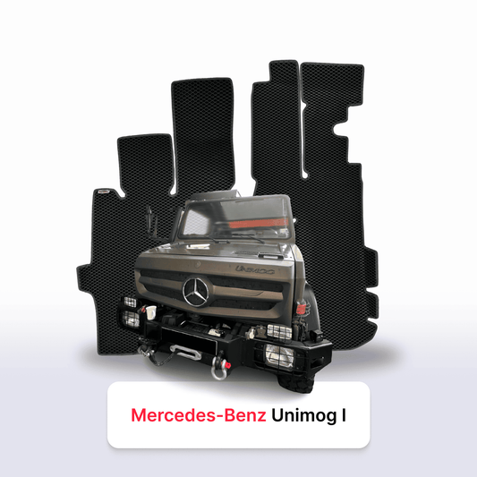 Fußmatten EVAMATS für Mercedes-Benz Unimog U4000 1. Generation 2003-2013 Jahr LKW