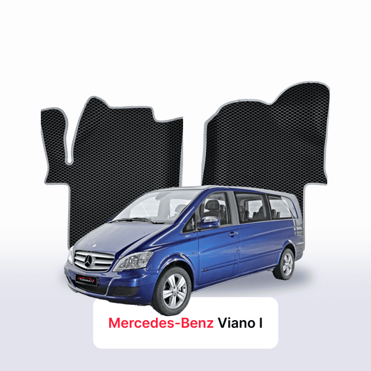 Fußmatten EVAMATS für Mercedes-Benz Viano (W639) 2003 – 2014, EXTRA LANGER MINIVAN