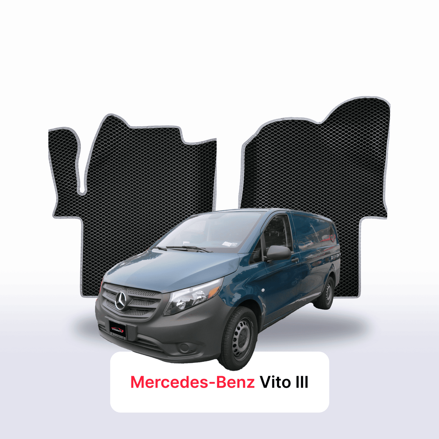 Fußmatten EVAMATS für Mercedes-Benz Vito (W447) 2014-2025 Baujahr VAN
