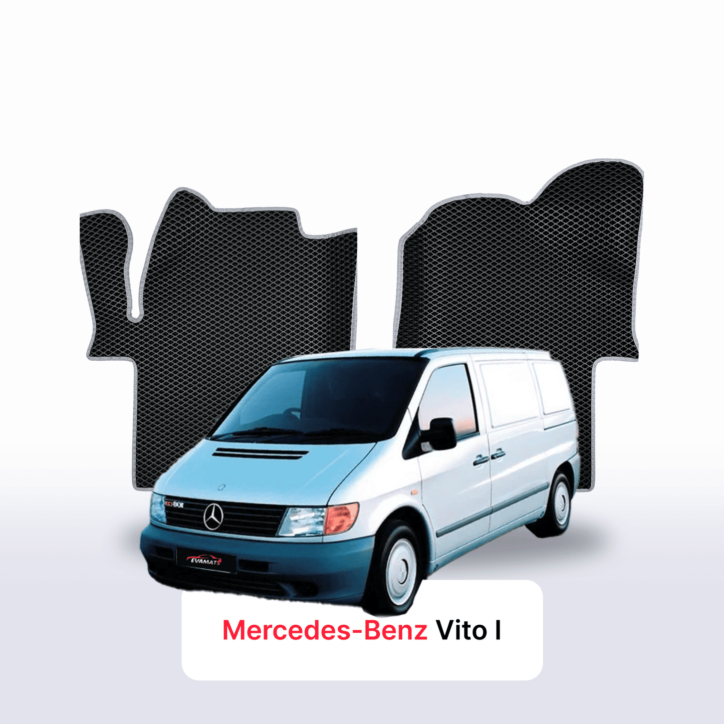Fußmatten EVAMATS für Mercedes-Benz Vito (W638) 1996 – 2003 Baujahr VAN