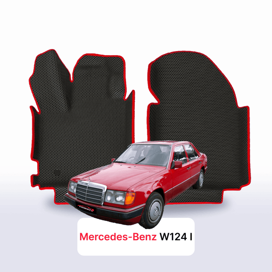 Fußmatten EVAMATS für Mercedes-Benz W124 1984–1993 Baujahr SEDAN