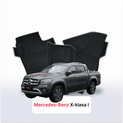 Fußmatten EVAMATS für Mercedes-Benz X-Klasse 1. Generation 2017 – 2020 Baujahr PICK-UP