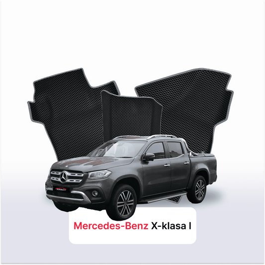 Fußmatten EVAMATS für Mercedes-Benz X-Klasse 1. Generation 2017 – 2020 Baujahr PICK-UP