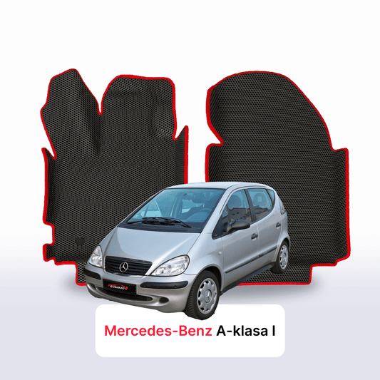 Fußmatten EVAMATS für Mercedes-Benz A-Klasse 1. Generation 1997–2004 Baujahr FLIEßHECK 5-Türer