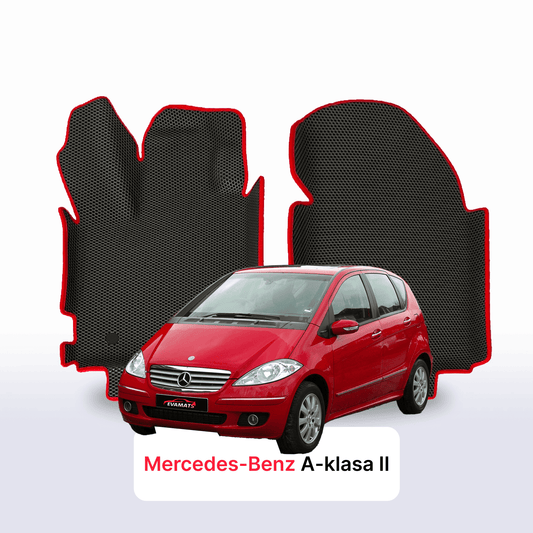 Fußmatten EVAMATS für Mercedes-Benz A-Klasse 2. Generation (W169) 2004 – 2012 Jahr FLIEßHECK 5-Türer