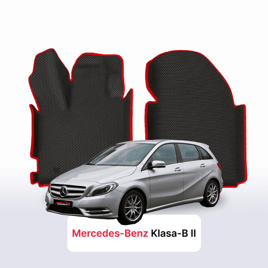 Fußmatten EVAMATS für Mercedes-Benz B-Klasse 2. Generation (W246) 2011 – 2018 Jahr MINIVAN
