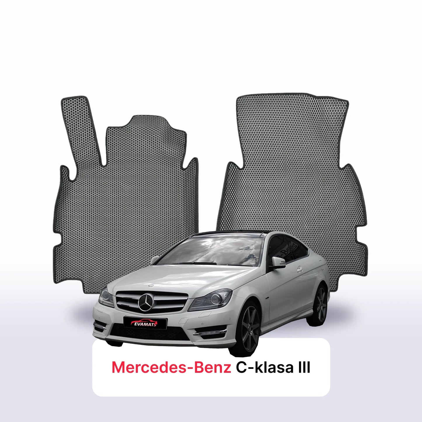Fußmatten EVAMATS für Mercedes-Benz C-Klasse 1. Generation (C204) 2011 – 2015 Jahr COUPE