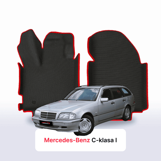 Fußmatten EVAMATS für Mercedes-Benz C-Klasse 1. Generation (W202-S202) 1993–2001 Baujahr KOMBI