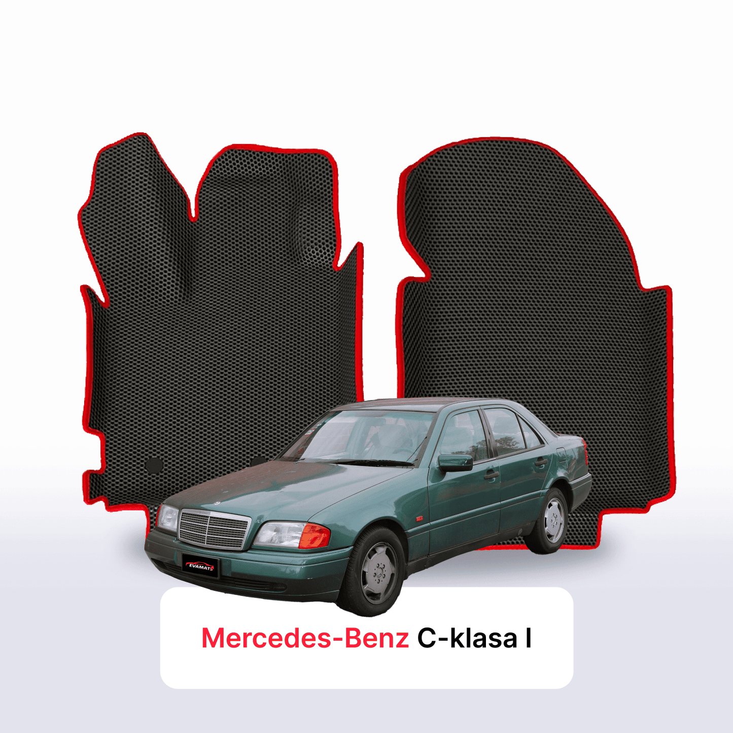 Fußmatten EVAMATS für Mercedes-Benz C-Klasse 1. Generation (W202-S202) 1993–2001, Limousine