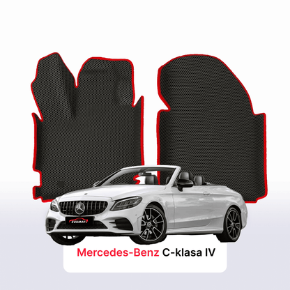 Fußmatten EVAMATS für Mercedes-Benz C-Klasse 2. Generation (A205) 2015 – 2023 Jahr CABRIO