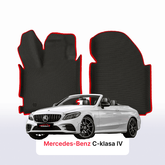 Fußmatten EVAMATS für Mercedes-Benz C-Klasse 2. Generation (A205) 2015 – 2023 Jahr CABRIO