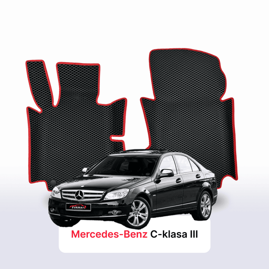 Fußmatten EVAMATS für Mercedes-Benz C-Klasse 3. Generation (W204) 2007–2014, Limousine