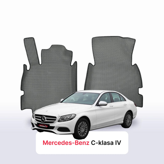 Fußmatten EVAMATS für Mercedes-Benz C-Klasse 4. Generation (W205) 2014–2021, Limousine