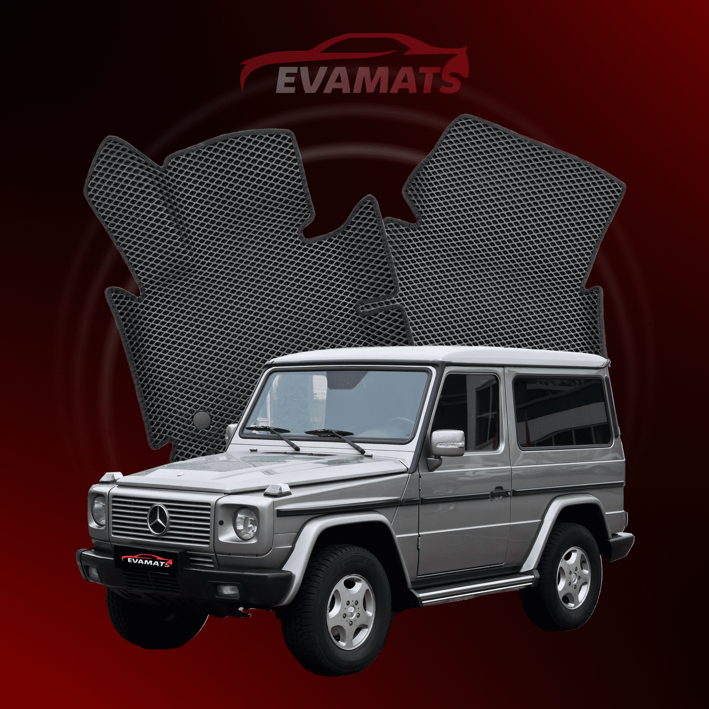 Fußmatten EVAMATS für Mercedes-Benz G-Klasse 2. Generation (W463) 1990–2018, SUV, 3-türig