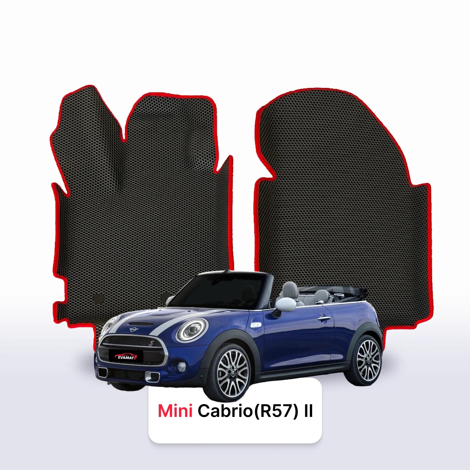 Fußmatten EVAMATS für Mini Cabrio(R57) 2 gen 2009-2015 jahr Cooper S CABRIO
