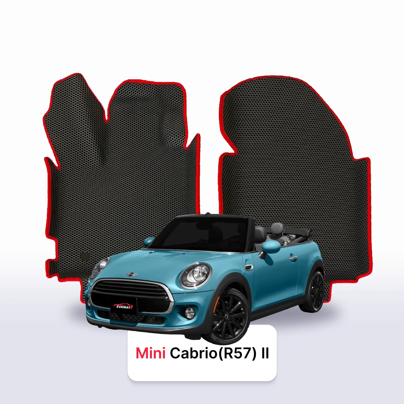 Fußmatten EVAMATS für Mini Cabrio(R57) 2 gen 2009-2015 jahr CABRIO