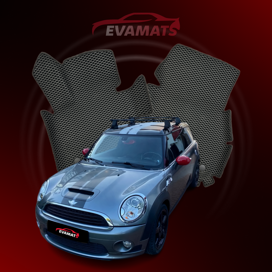 Fußmatten EVAMATS für Mini Clubman (R55) 1. Generation 2007–2014, JCW Schrägheck, 3-türig