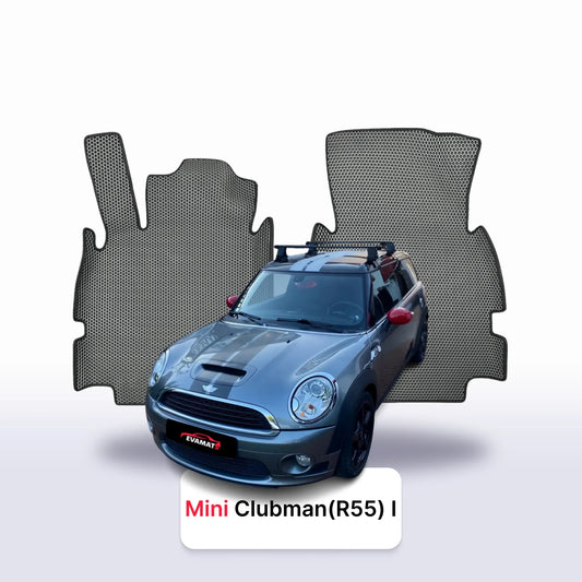 Fußmatten EVAMATS für Mini Clubman (R55) 1. Generation 2007–2014, JCW Schrägheck, 3-türig