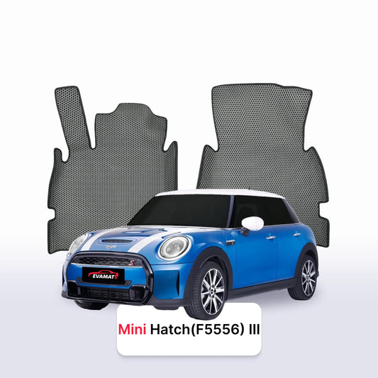 FußmattenEVAMATS für Mini Hatch (F5556) 3. Generation 2013-2025 Jahr FLIEßHECK 5-Türer