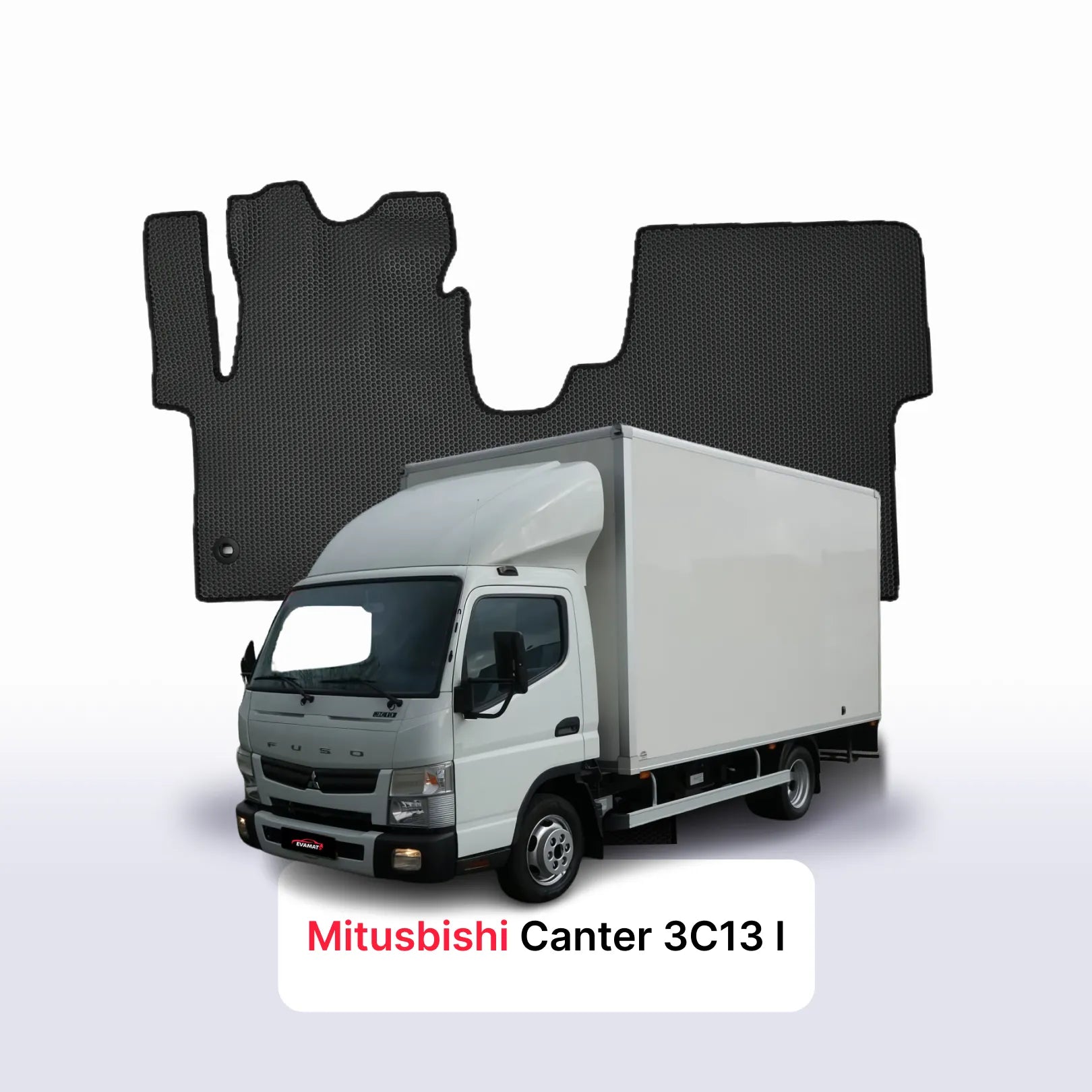 Fußmatten EVAMATS für Mitsubishi Fuso Canter 3C13 1 gen 2005-2024 jahr LKW