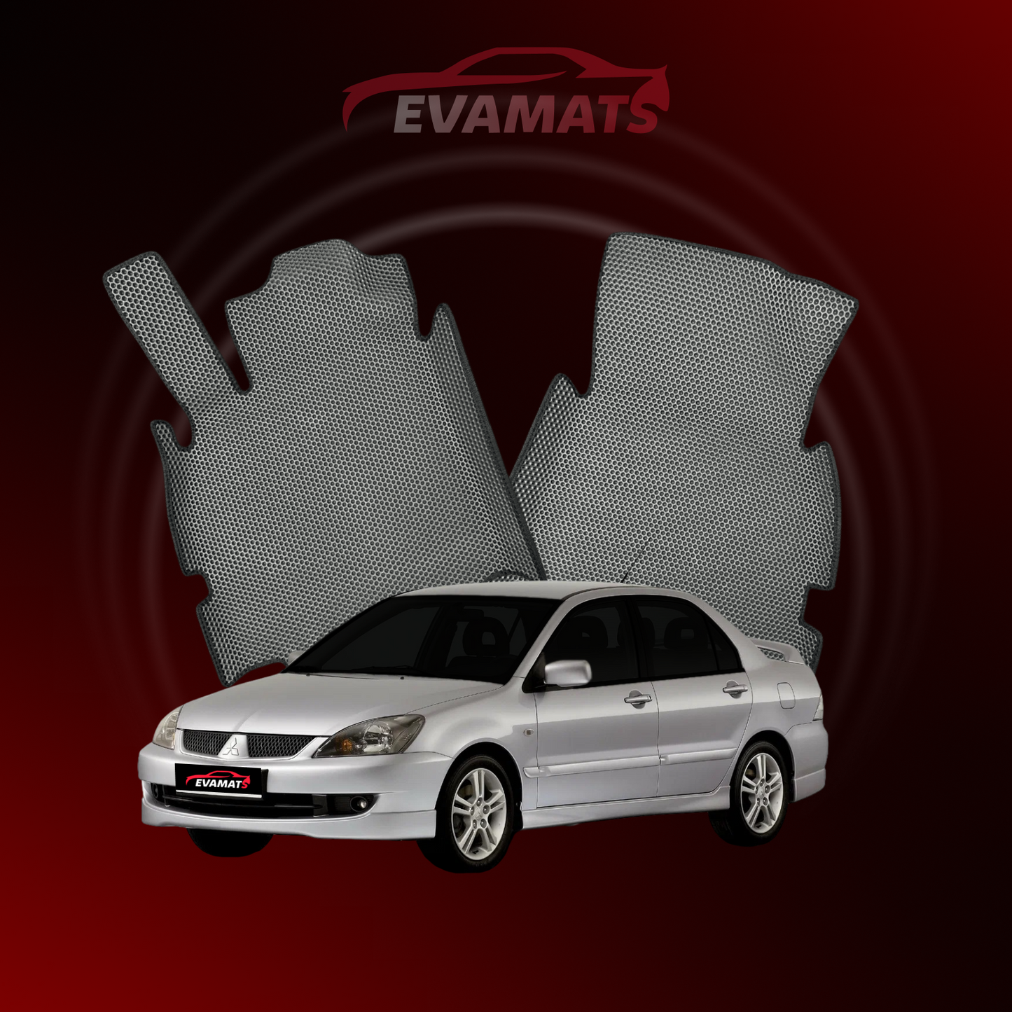 Fußmatten EVAMATS für Mitsubishi Lancer 9 Gen 2000-2010 Jahr Limousine