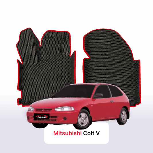 Fußmatten EVAMATS für Mitsubishi Colt (CJ) 5. Generation 1995–2003, Schrägheck, 3-türig