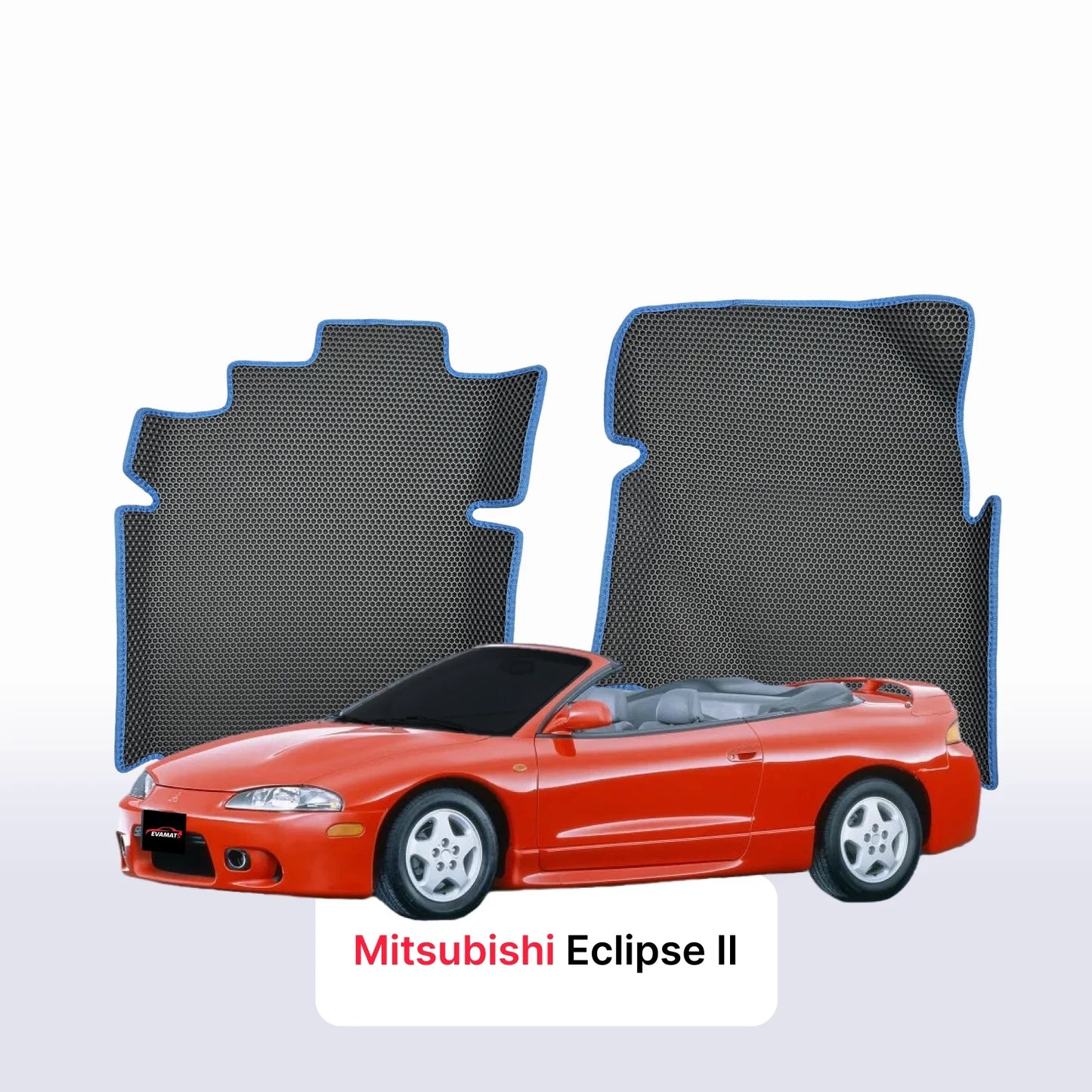Fußmatten EVAMATS für Mitsubishi Eclipse 2 gen 1994-1999 jahr CABRIO
