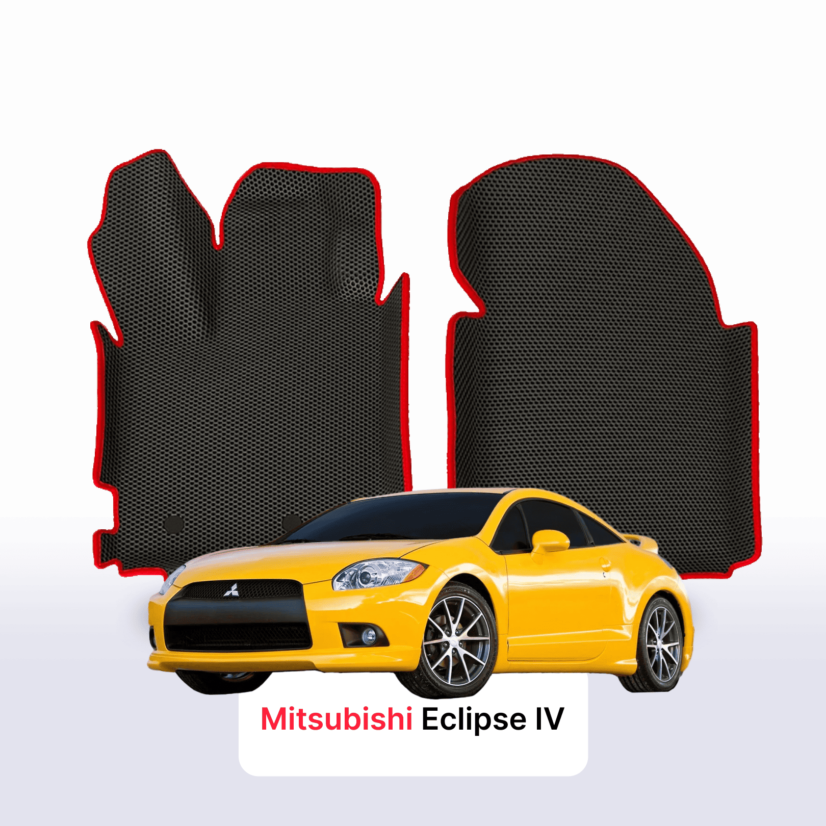 Fußmatten EVAMATS für Mitsubishi Eclipse Spyder 4 gen 2005-2011 jahr COUPE