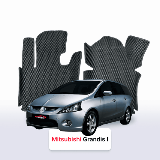 Fußmatten EVAMATS für Mitsubishi Grandis 1 Gen 2003-2011 Jahr MINIVAN