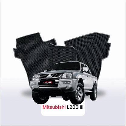 Fußmatten EVAMATS für Mitsubishi L200 3 gen 1996-2006 jahr PICK-UP  doppelkabine