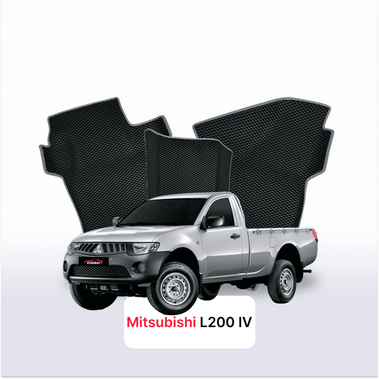 Fußmatten EVAMATS für Mitsubishi L200 4 gen 2006-2014 jahr PICK-UP einzelkabine