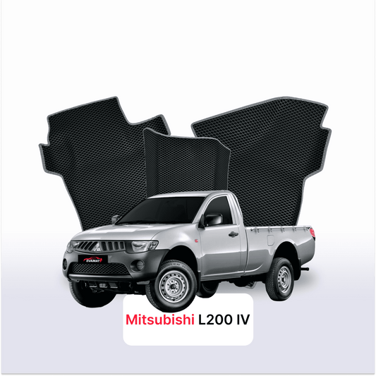 Fußmatten EVAMATS für Mitsubishi L200 4 gen 2006-2014 rok PICK-UP Einzelkabine