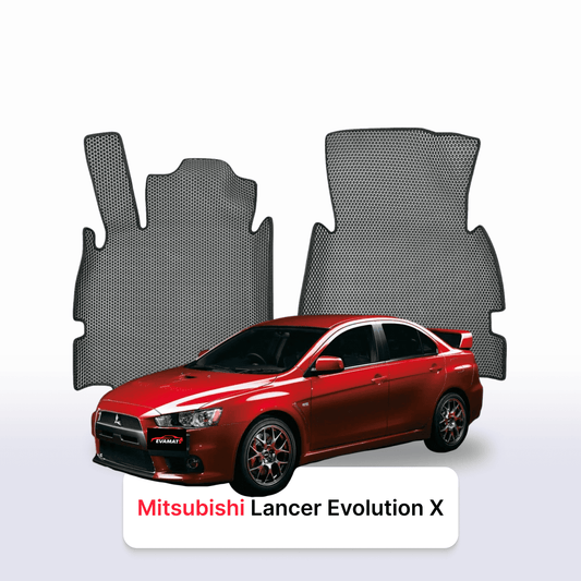 Fußmatten EVAMATS für Mitsubishi Lancer Evolution 10 Gen 2007-2016 Jahr Limousine