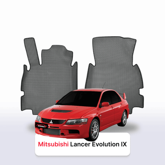 Fußmatten EVAMATS für Mitsubishi Lancer Evolution 9 Gen 2005-2007 Jahr Limousine
