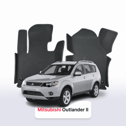 Fußmatten EVAMATS für Mitsubishi Outlander 2 Gen 2005-2013 Jahr SUV