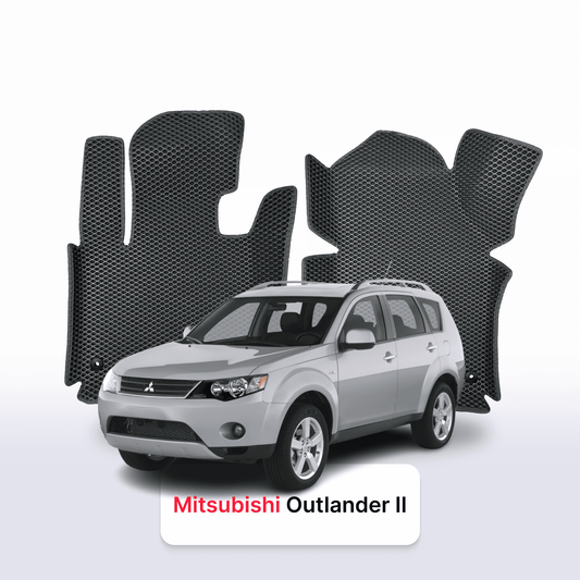 Fußmatten EVAMATS für Mitsubishi Outlander 2 Gen 2005-2013 Jahr SUV