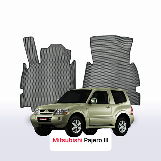 Fußmatten EVAMATS für Mitsubishi Pajero 3 Gen 1999–2006, SUV, 3-türig