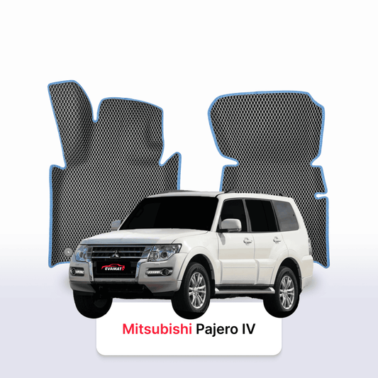Fußmatten EVAMATS für Mitsubishi Pajero 4 Gen 2006-2023 Jahr SUV 7-Sitzer